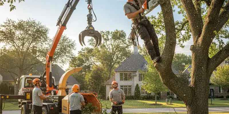 Professional tree service crew in Buffalo, NY providing safe tree trimming and removal