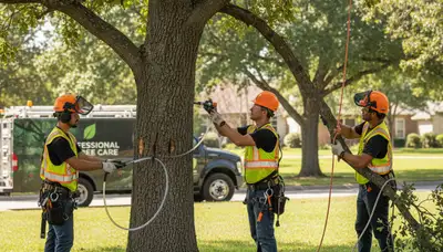 Arbor Tree Care treating diseased tree in Buffalo, NY to protect local landscapes