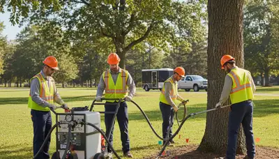 Buffalo, NY tree fertilizing service improving tree health in clay soil and winter weather