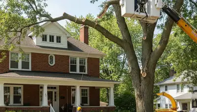 Tree service crew in Buffalo, NY providing professional tree trimming and removal