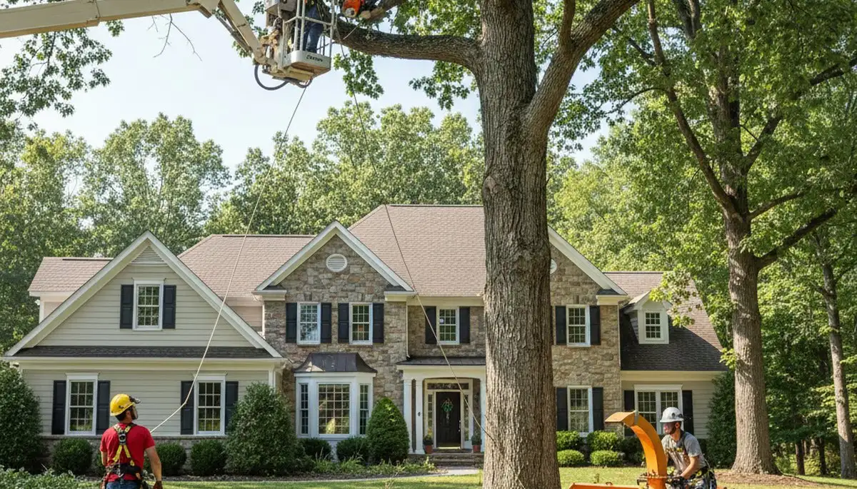 Tree service crew in Buffalo, NY providing professional tree trimming and removal