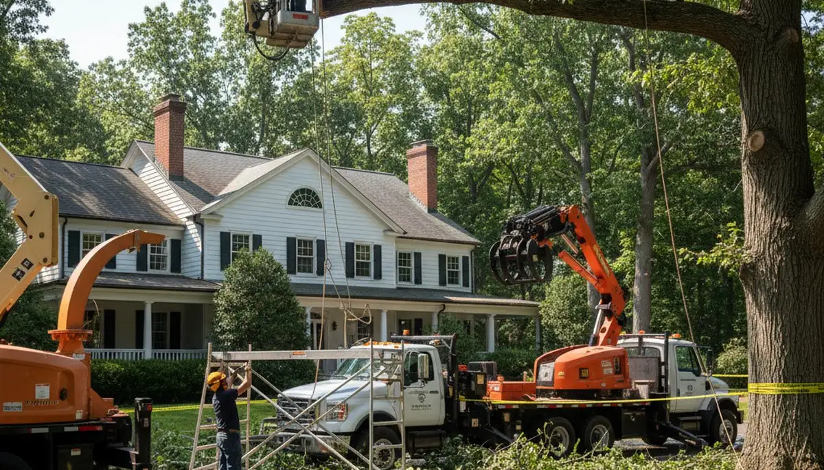 Tree service crew serving Buffalo, NY with professional tree trimming and removal services