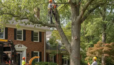 Tree service crew in Buffalo, NY providing professional tree care and removal