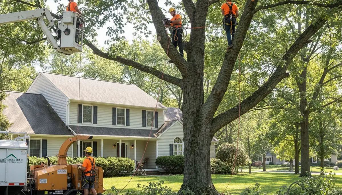 Tree service crew in Buffalo, NY providing professional tree care and removal