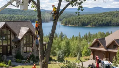 Tree service crew in Buffalo, NY providing professional tree care and removal
