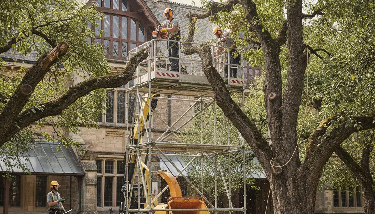 Tree service crew in Buffalo, NY providing professional tree trimming and removal services
